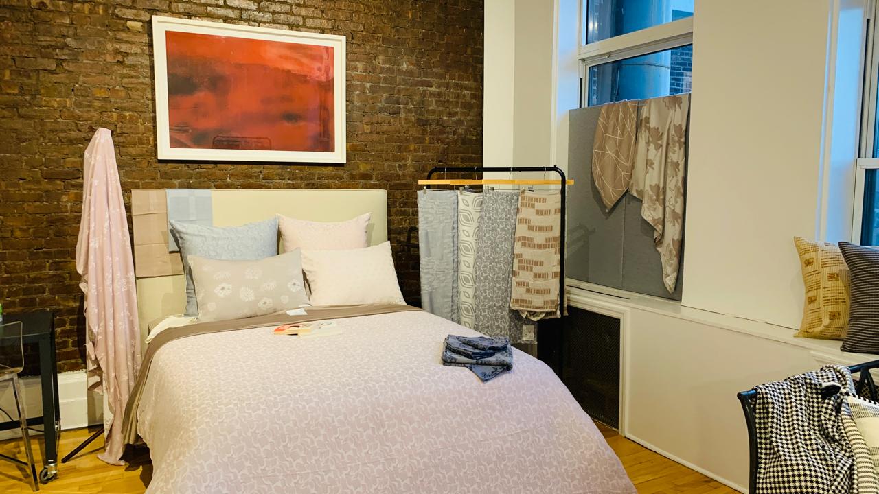 US Market Week Bedding Display